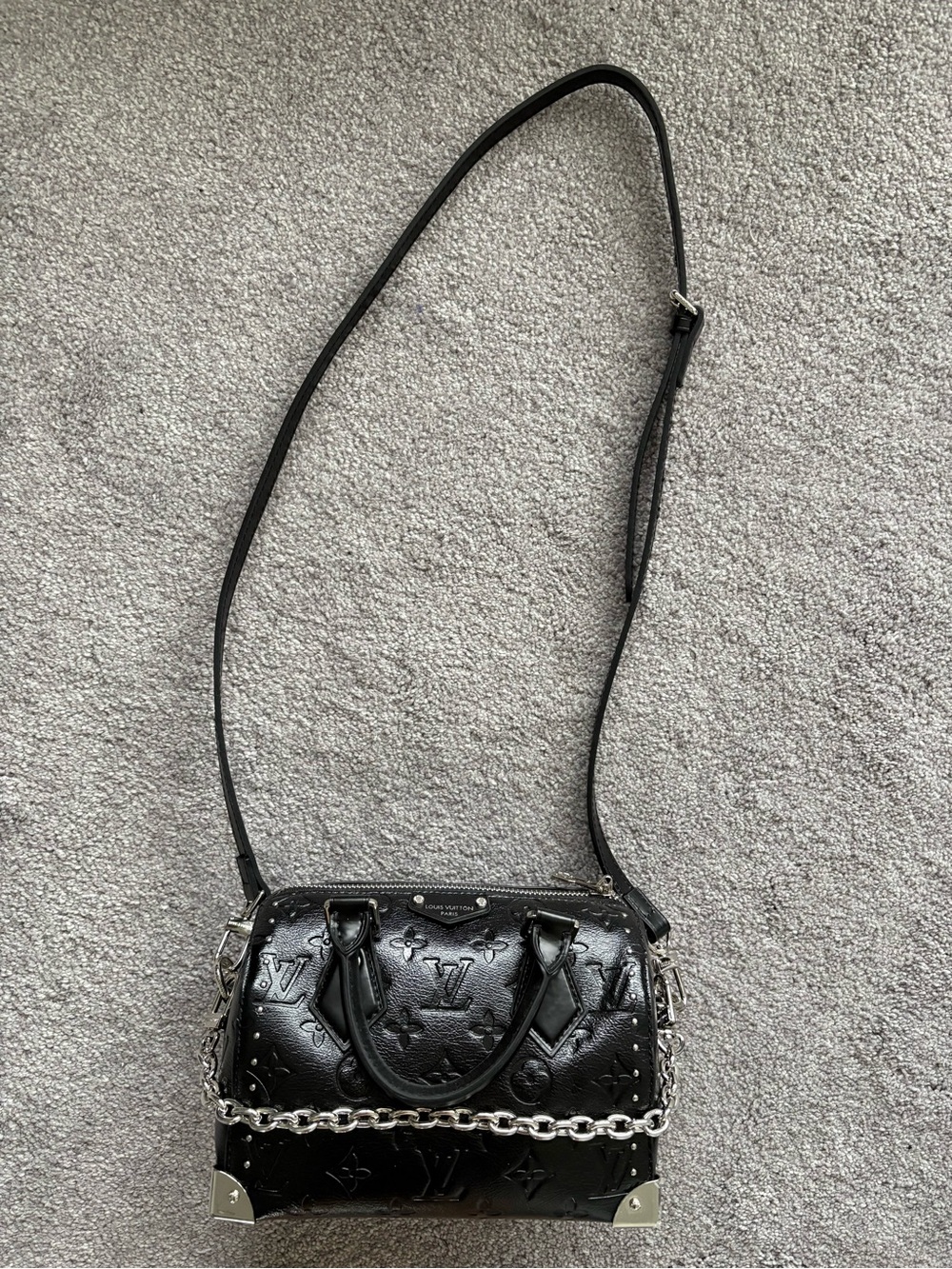 Black Chain Crossbody Bag